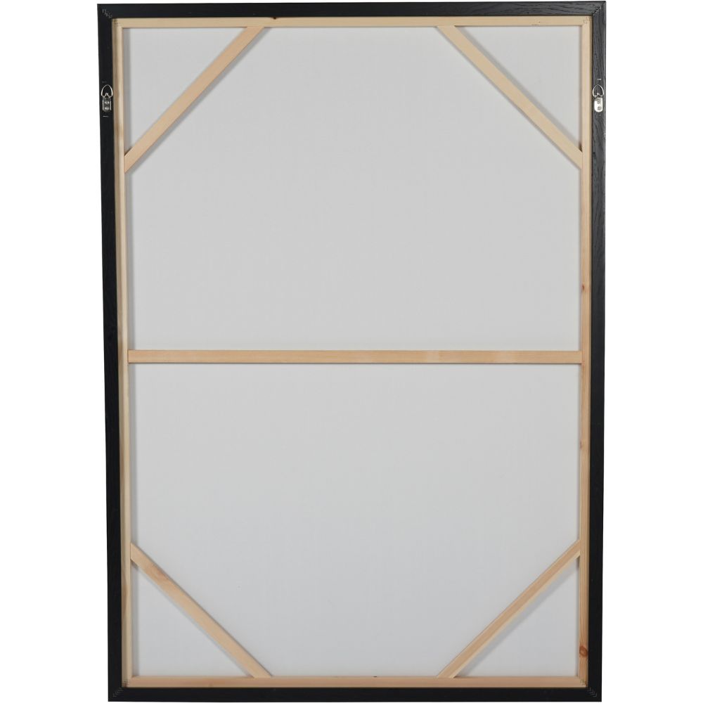 Canvas Golden Rain Foiled Framed Wall Art