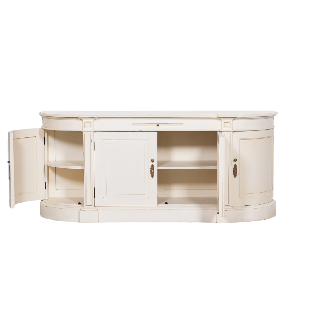Elden Distressed Mahogany Large Buffet Sideboard