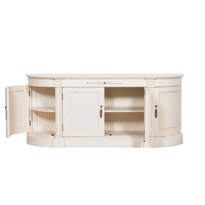 Elden Distressed Mahogany Large Buffet Sideboard