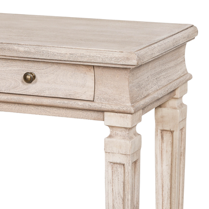 Everden Acacia Wood Console Table