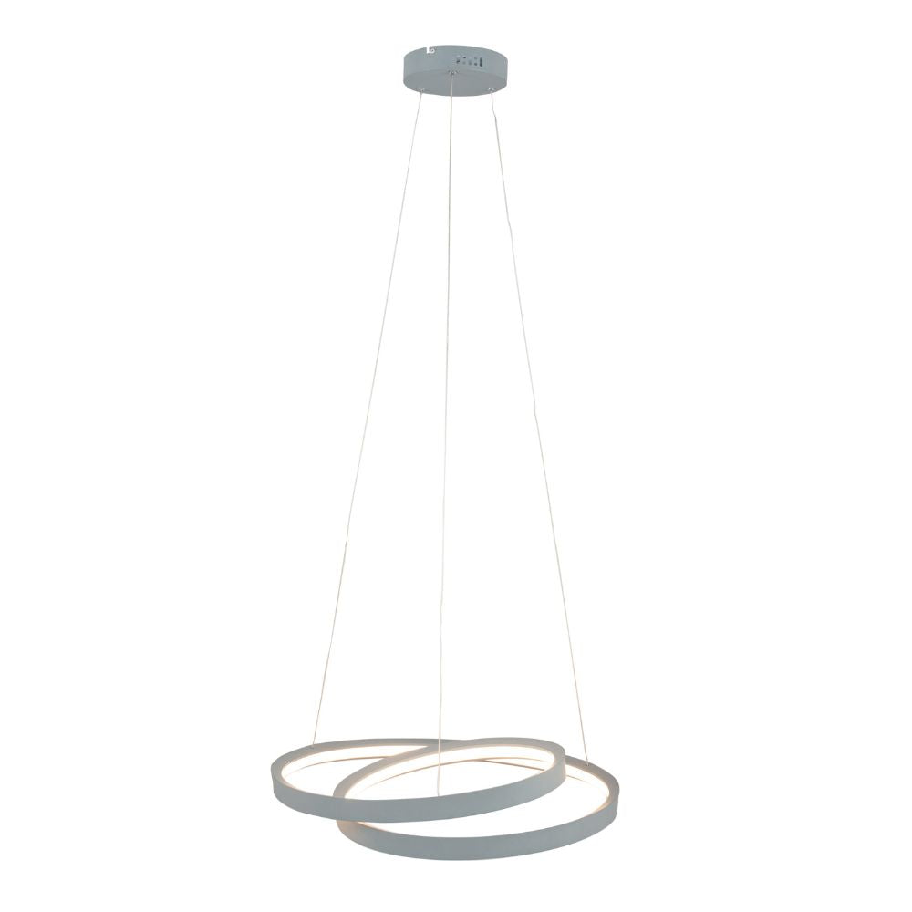 Neptune Grey LED Ring Pendant