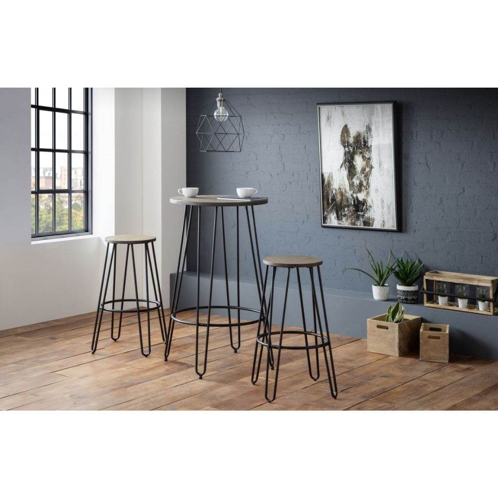 Dalston 60cm Round Bar Table