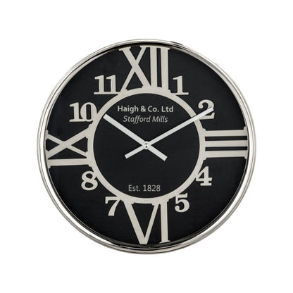 Metal Round Wall Clock