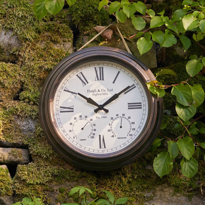 Antique Effect Indoor Outdoor Wall Clock
