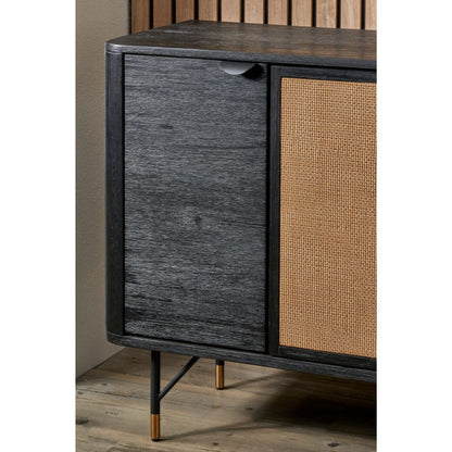 Fiji Black Acacia Wood Sideboard