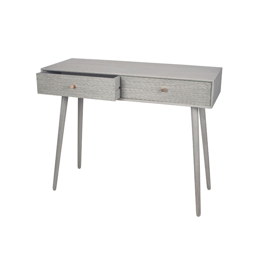 Chaya Pine Wood 2 Drawer Console Table