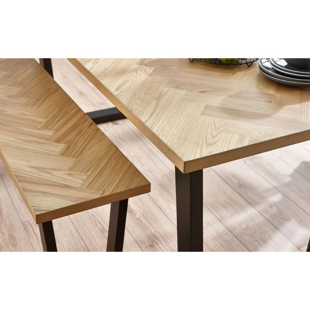 Hilton Oak Dining Bench