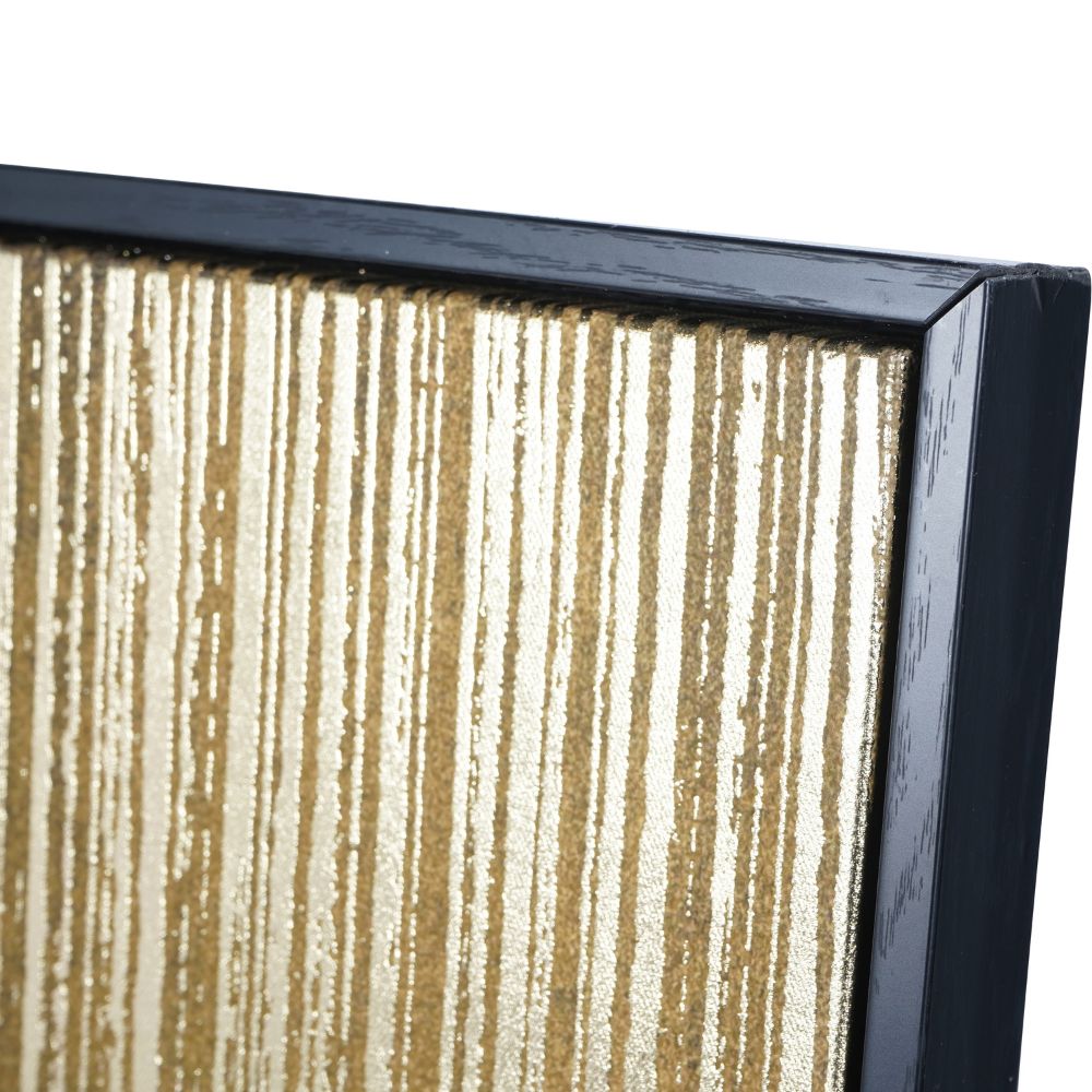 Canvas Golden Rain Foiled Framed Wall Art