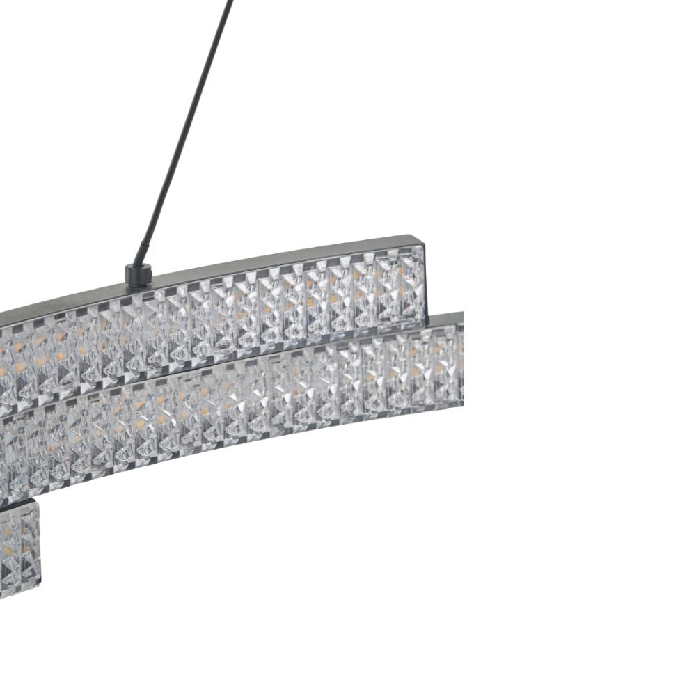 Sienna Metal LED Ring Pendant