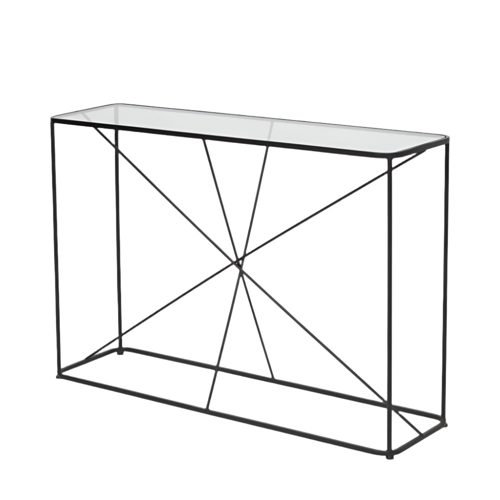 Roxy Glass Console Table