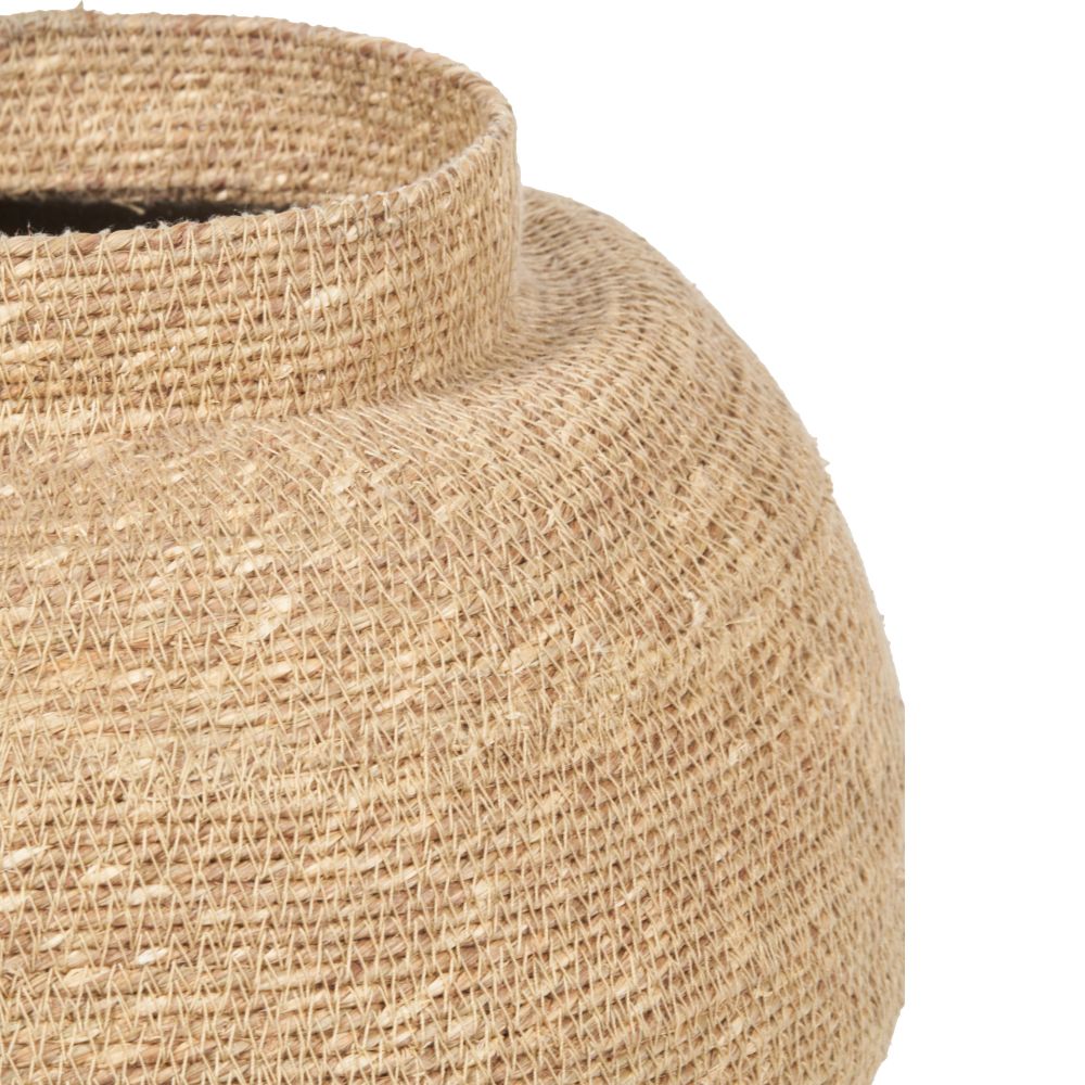 Seagrass Natural Urn Shaped Basket