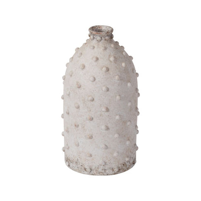 Kali Textured Dot Stoneware Vase