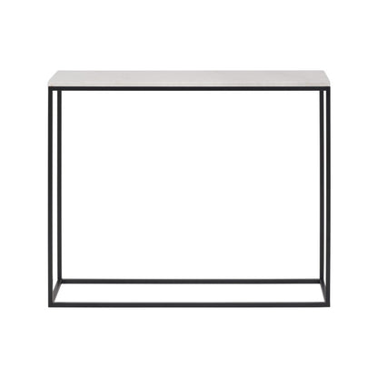 Kalani White Marble Console Table