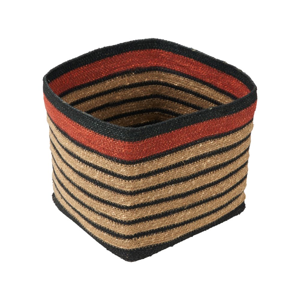 Seagrass Stripe Square Basket