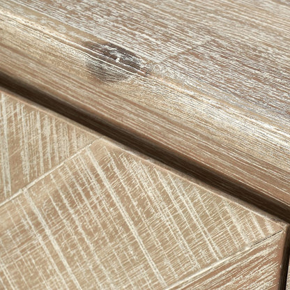 Marca Sand Wash Acacia Wood 2 Door Sideboard