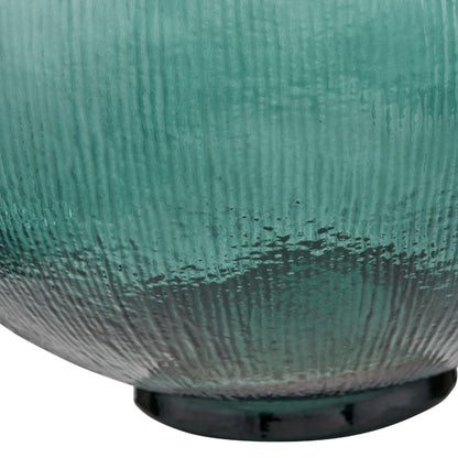 Recycled Glass Round Vase
