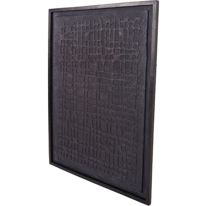 Trenton Large Black Papier Mache 1 Wall Art
