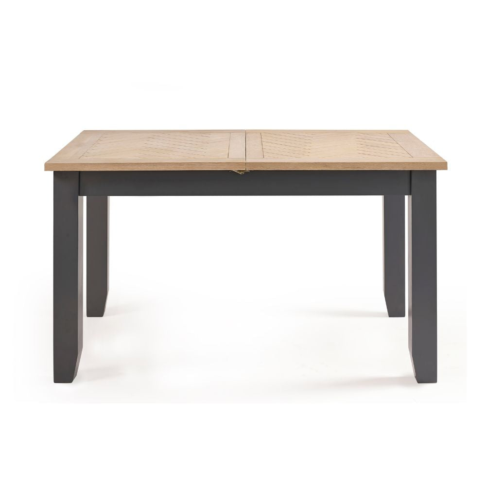 Bordeaux 1.4m Dark Grey Extendable Dining Table