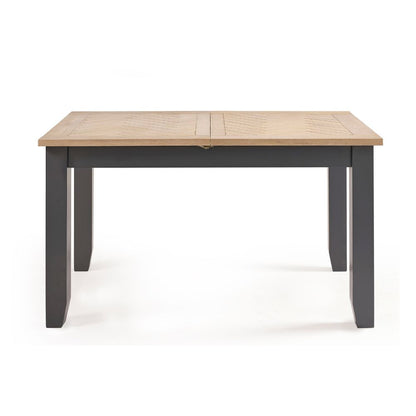 Bordeaux 1.4m Dark Grey Extendable Dining Table