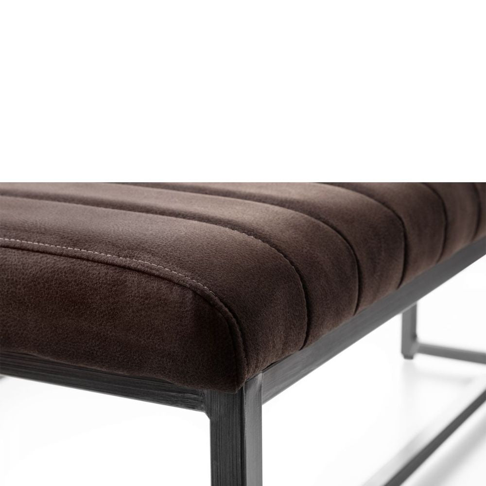 Brooklyn Charcoal Dining Bench