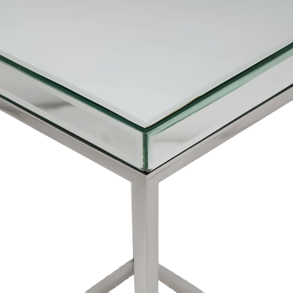 Elysee Mirrored Glass Console Table