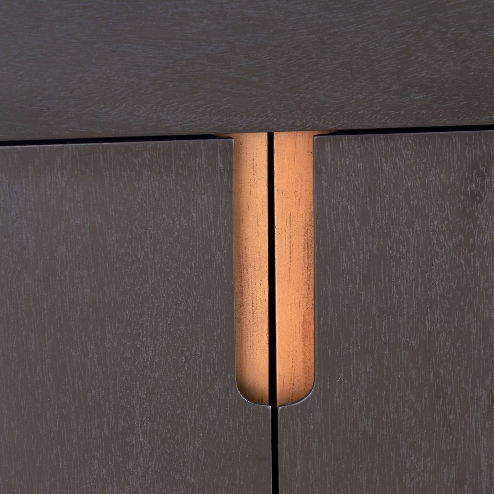 Gio Acacia Wood Shelf Unit