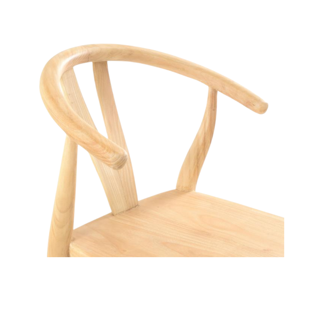 Wishbone 67cm Solid Bar Stool