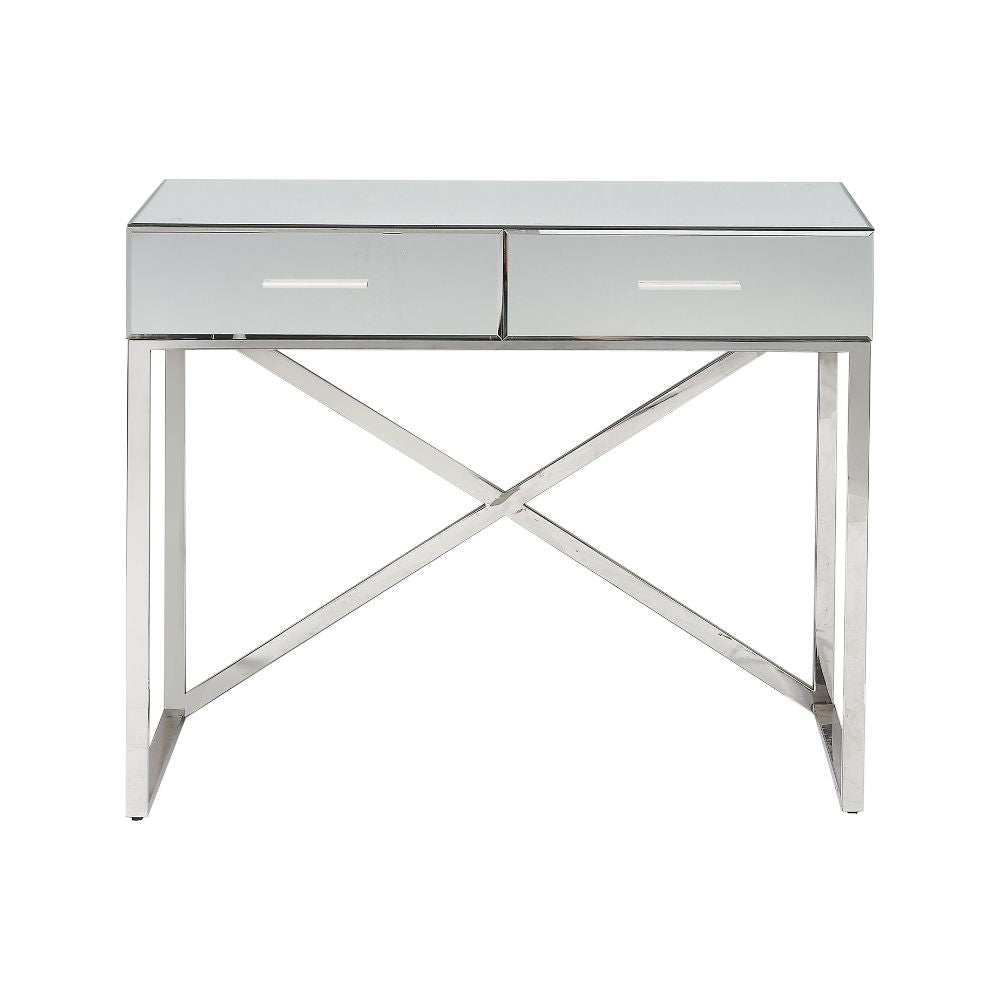 Rocco Mirrored Glass Console Table