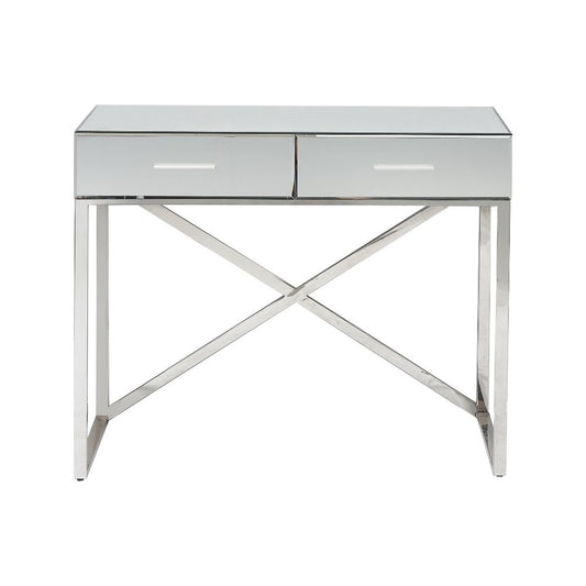 Rocco Mirrored Glass Console Table
