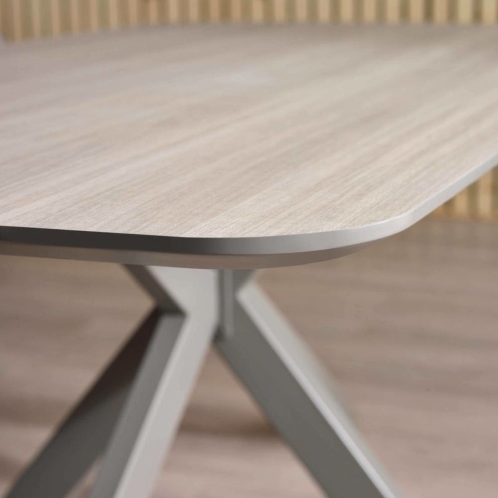 Noah Taupe Rectangular Dining Table