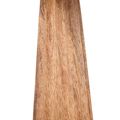Draydon Mango Wood Textured Cone Table Lamp