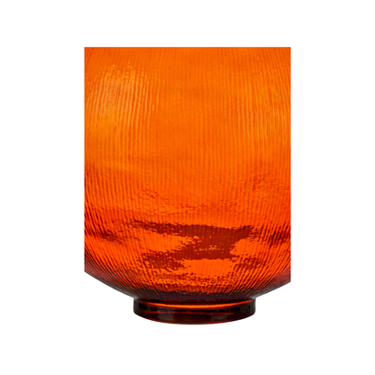 Recycled Glass Round Vase