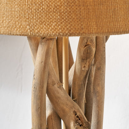 Derna Driftwood with Natural Jute Shade Table Lamp