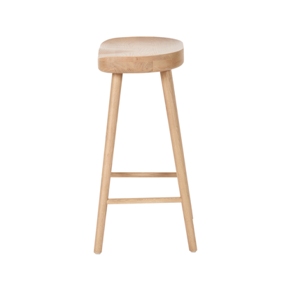 Laselle Ash Wood Bar Stool