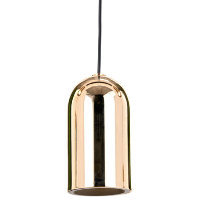 Xena Black and Rose Gold Metal 5 Drop LED Pendant