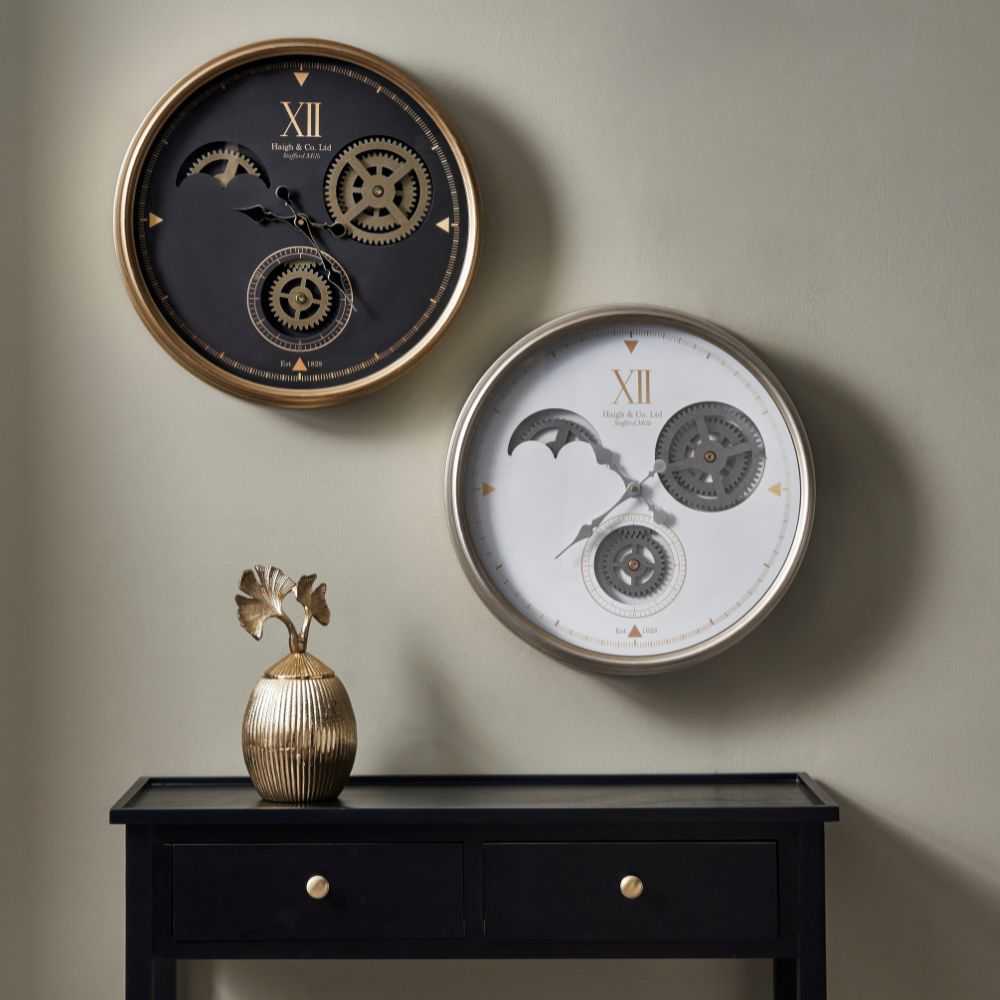 Metal Working Cog Wall Clock