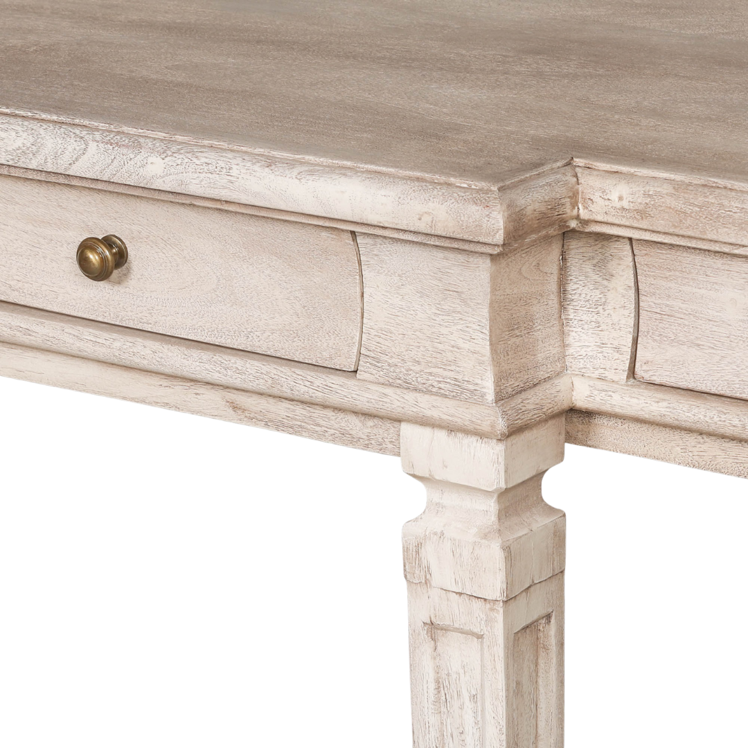 Everden Acacia Wood Console Table