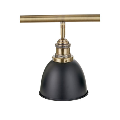 Augusto Black and Gold Task Bar Pendant