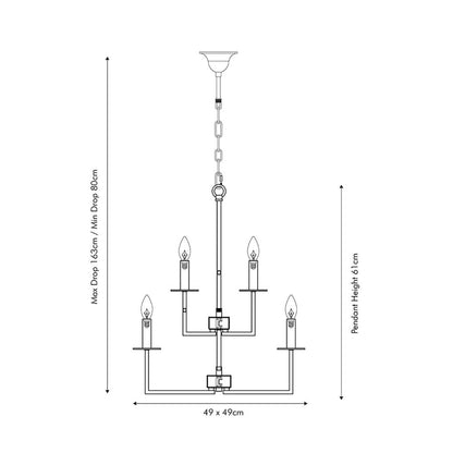 Giry Multi Arm Chandelier Pendant