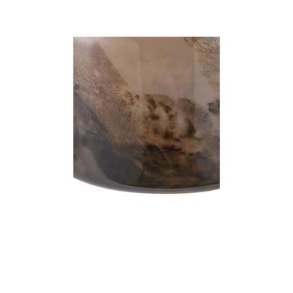 Cerdanya Brown and Beige Glass Vase