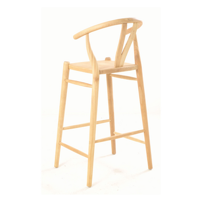 Wishbone 76cm Solid Bar Stool