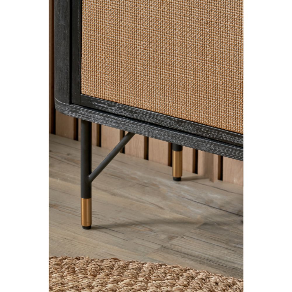 Fiji Black Acacia Wood Sideboard