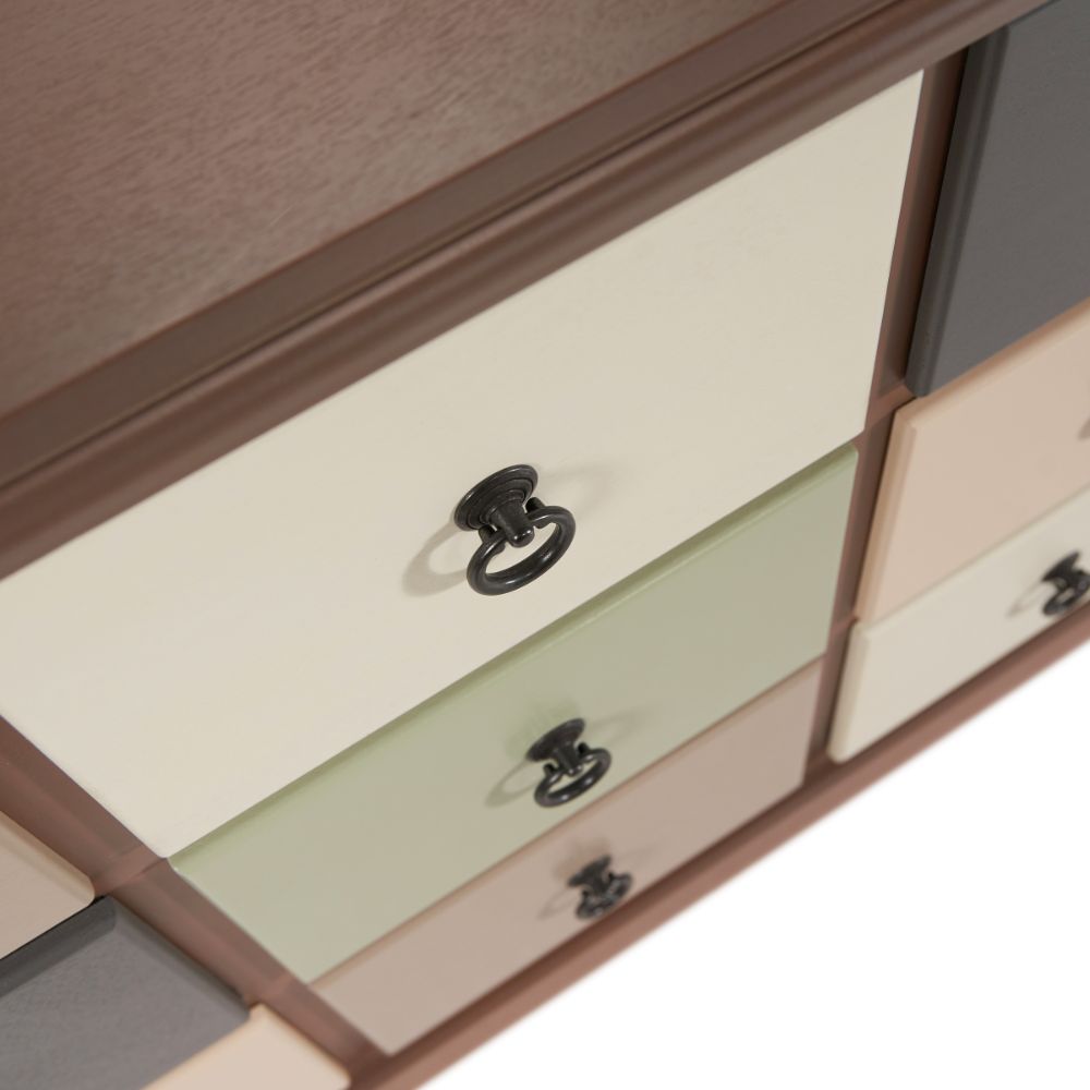 Loft Multicoloured Pine Wood Sideboard