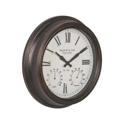 Antique Effect Indoor Outdoor Wall Clock