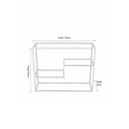 Aleandra Glass Console Table