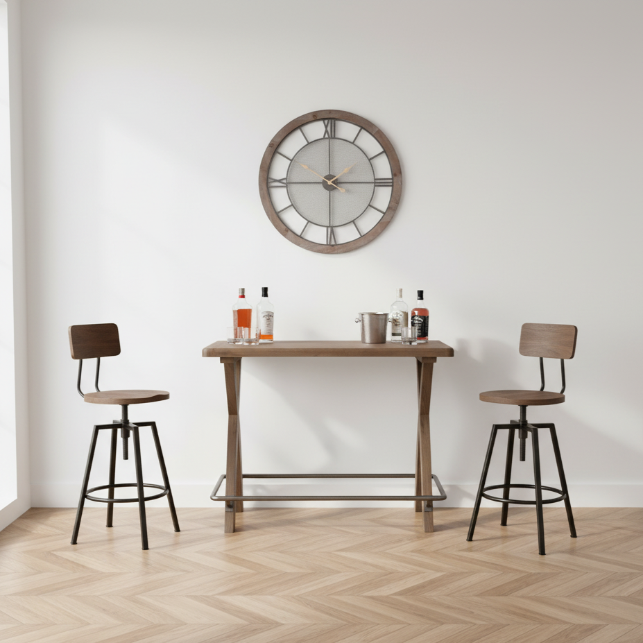 Eaton Country Oak Bar Table