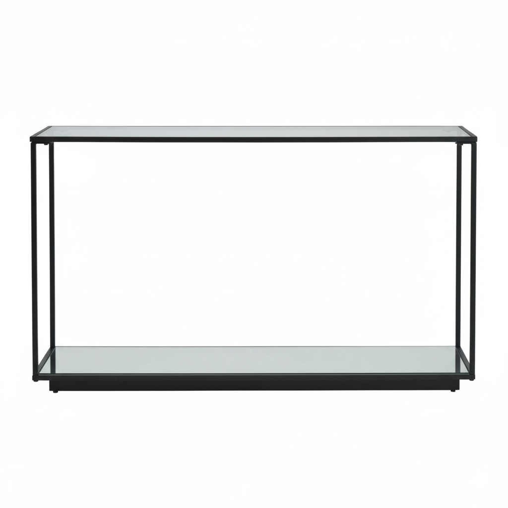 Lennox Black Framed Console Table
