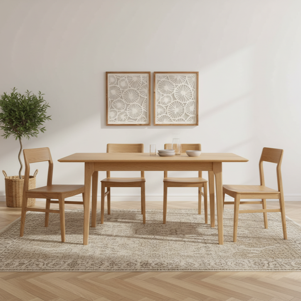 Oakmere 1.2m Extendable Oak Dining Table