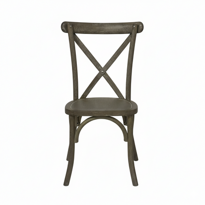 Light Oak Cross Back Dining Chair