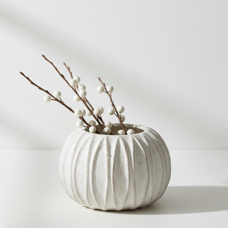 Lorenzo Rotund Fin Vase